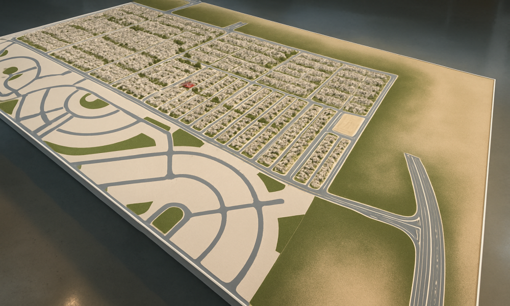 Freehold Villa Plot for Sale in Lusail Qatar | 400 SQM Corner Land in Huzoom Distric small 1