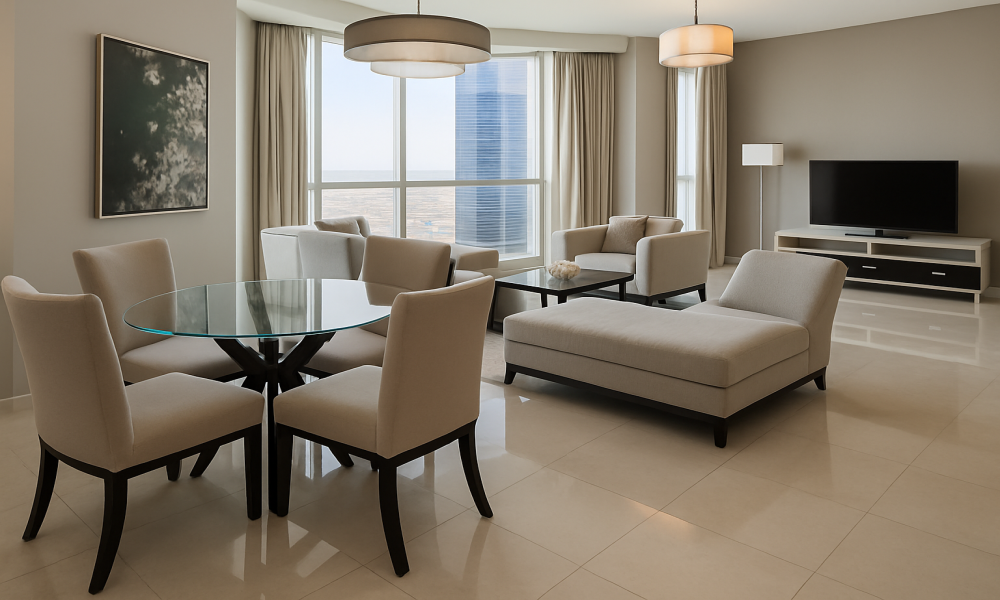 SPACIOUS LUXURY 2 BHK SEA VIEW IN MARINA LUSAIL small 1